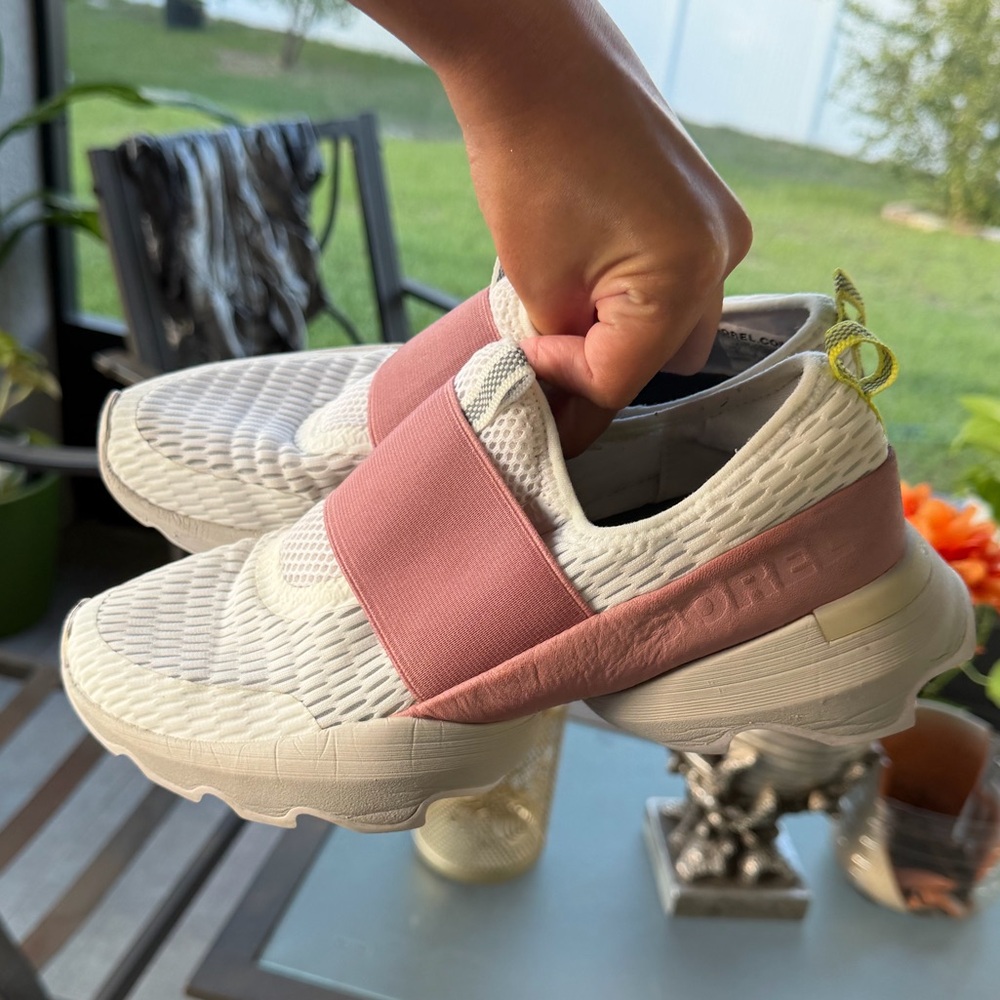 Sorel Size 8 Kinetic Impact Strap White Pink Slip-on Float
Sneaker DUAL IMPACT - Picture 4 of 15